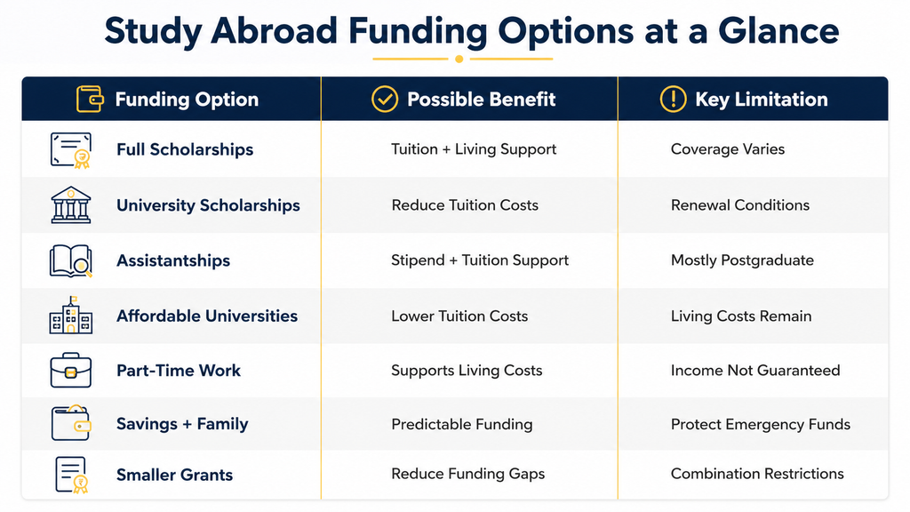 Study abroad without loan